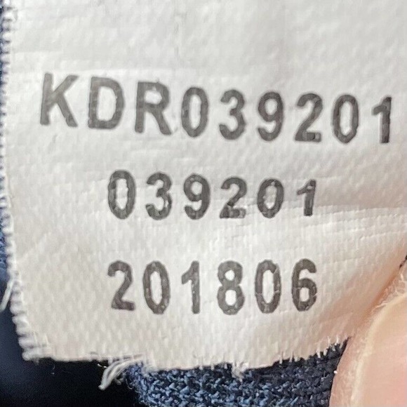 SOLD J Jill Ponte Dress Size Large Solid Navy Shift Knit 3/4 Sleeve Pockets S… - Picture 8 of 8